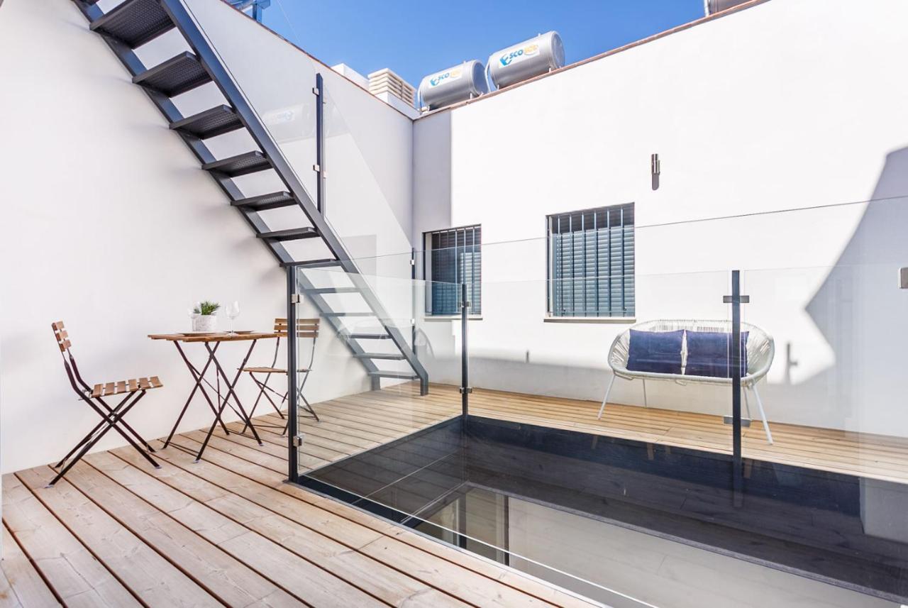 Apartamento Precioso Atico De Diseno, Gran Terraza De 35 M2 Y De 16 M2 Y Garaje En Pleno Centro Sevilla Exterior foto